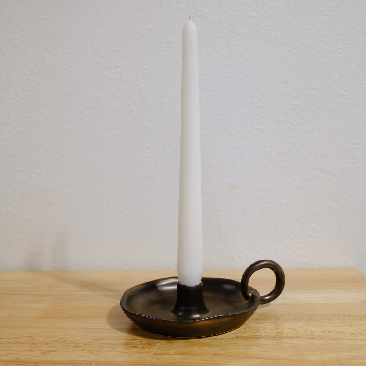 Handheld Bronze Candle Holder