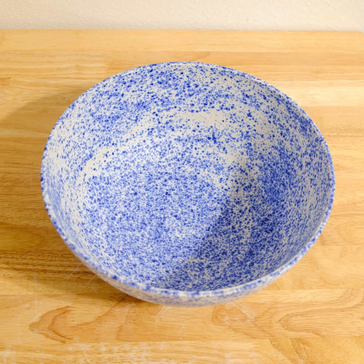 Speckled Blue Serving Bowl