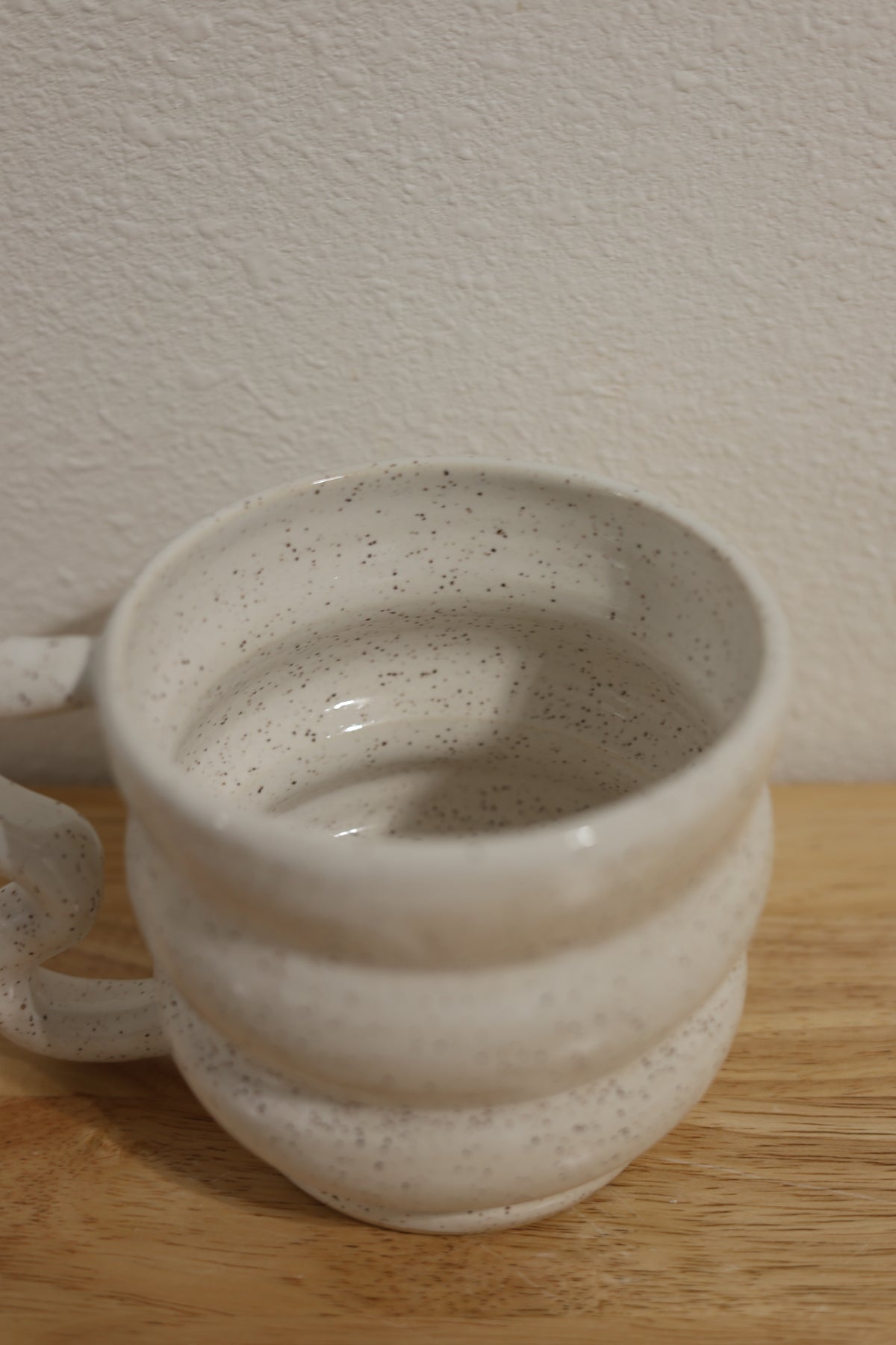 Speckled White Mug