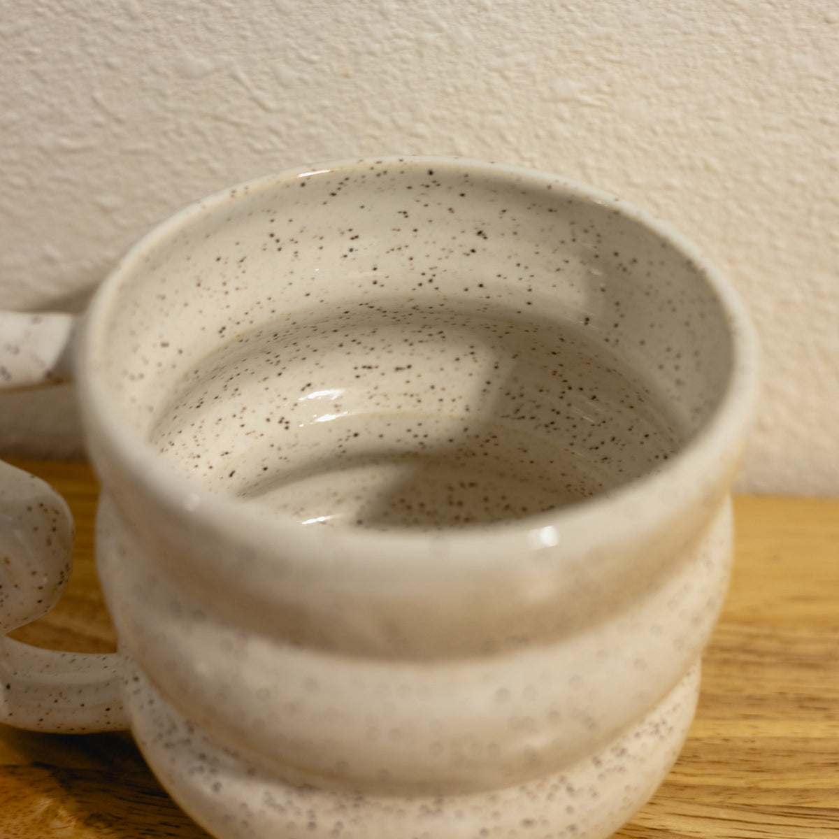 Speckled White Mug