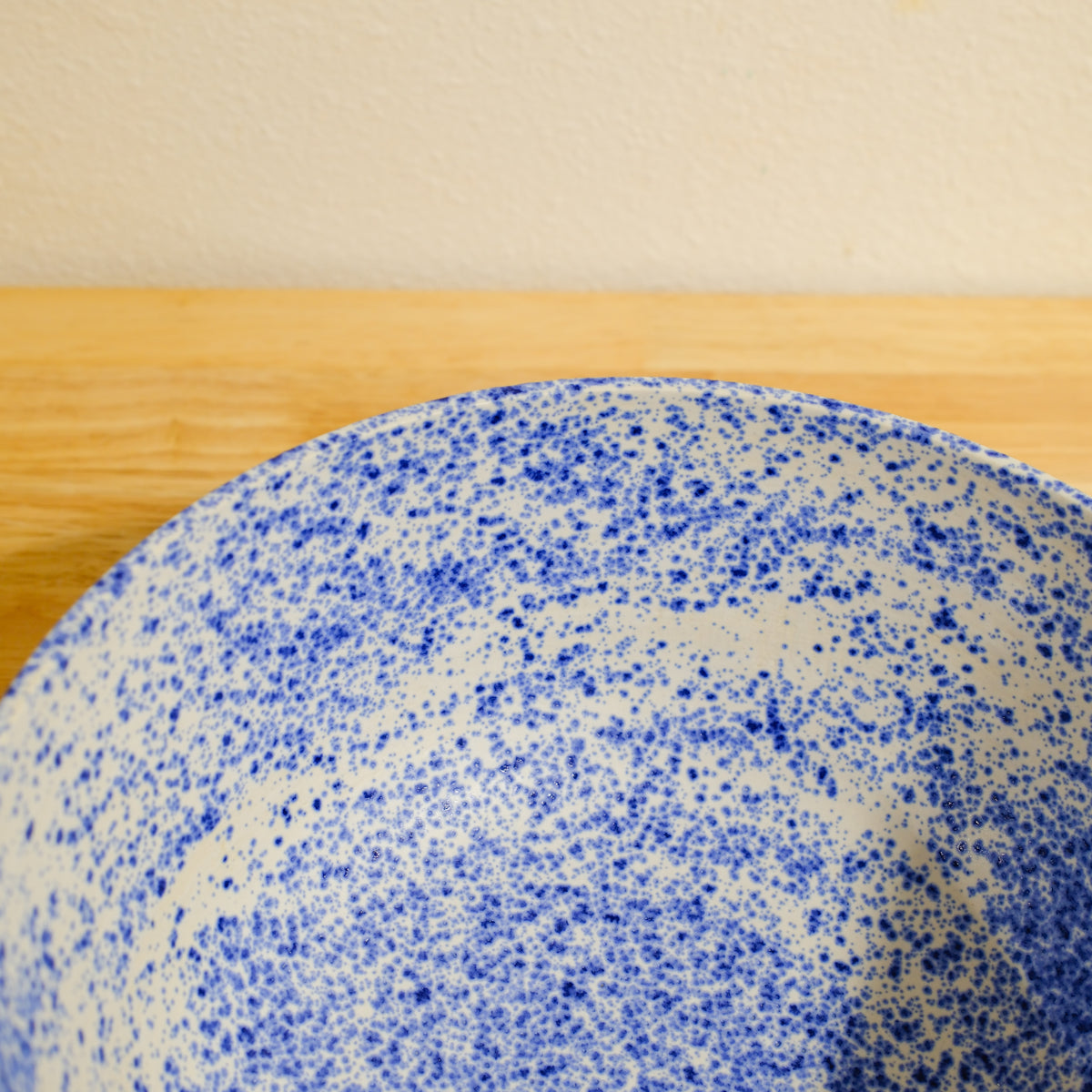 Speckled Blue Serving Bowl
