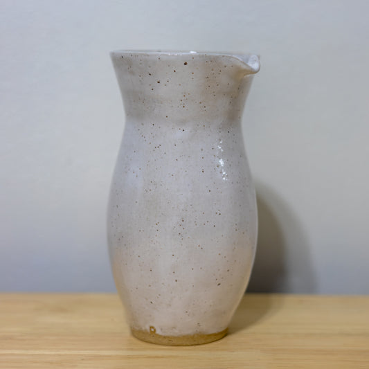 Speckle White Carafe