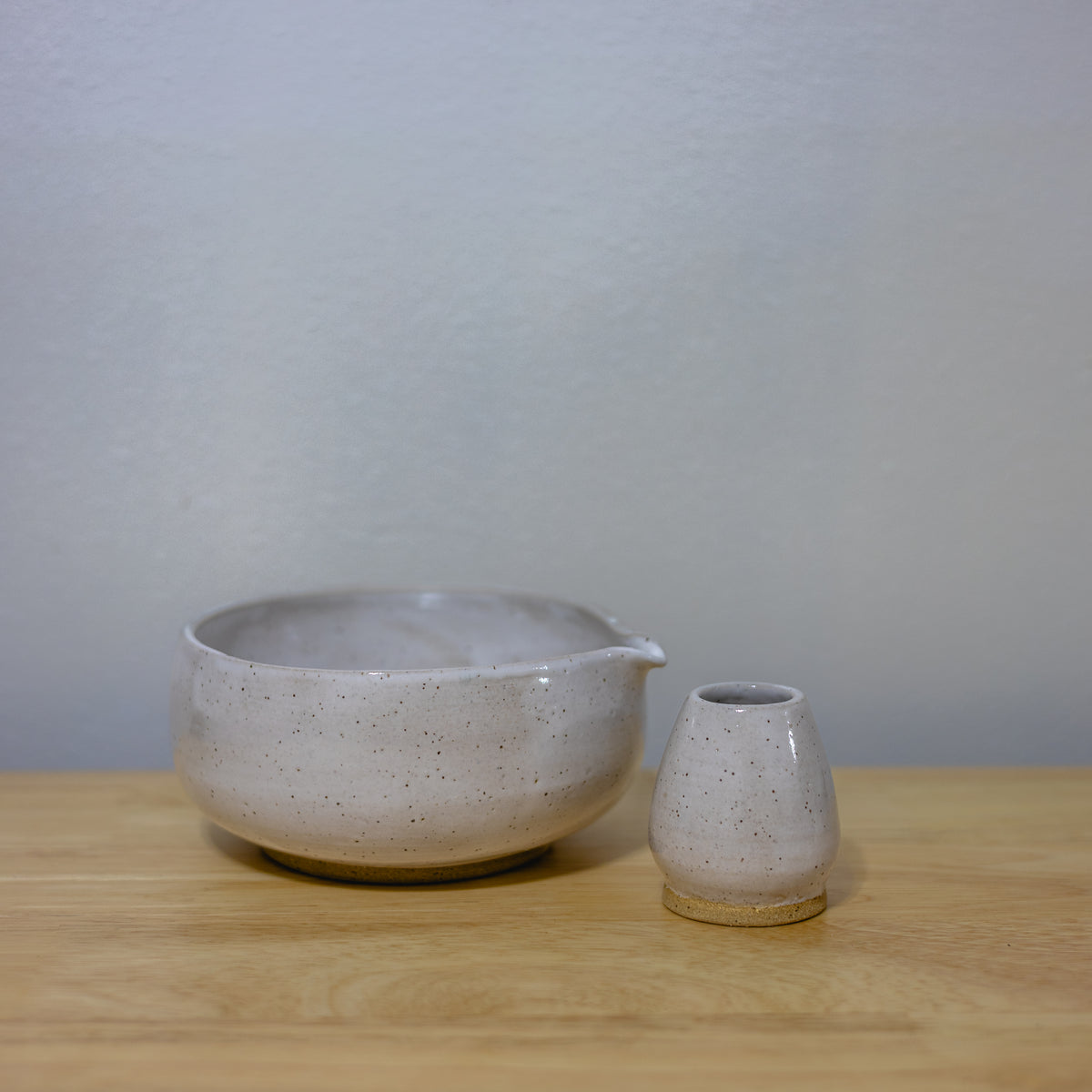 Speckle White Matcha Whisk Holder