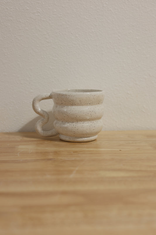 Speckled White Mug
