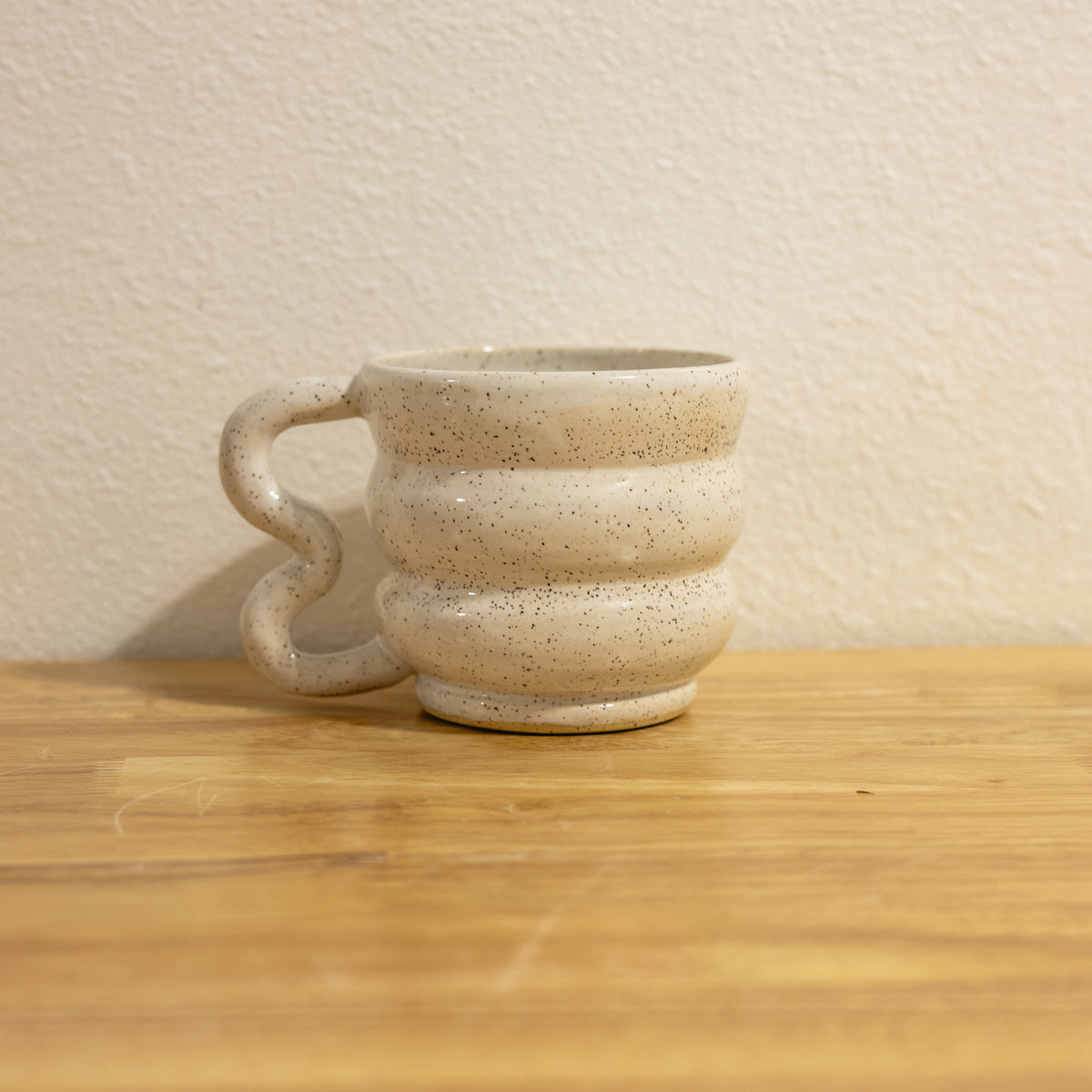 Speckled White Mug