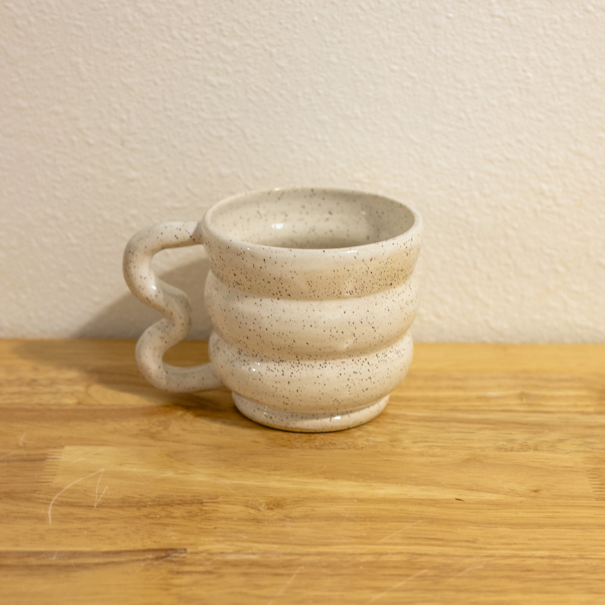 Speckled White Mug