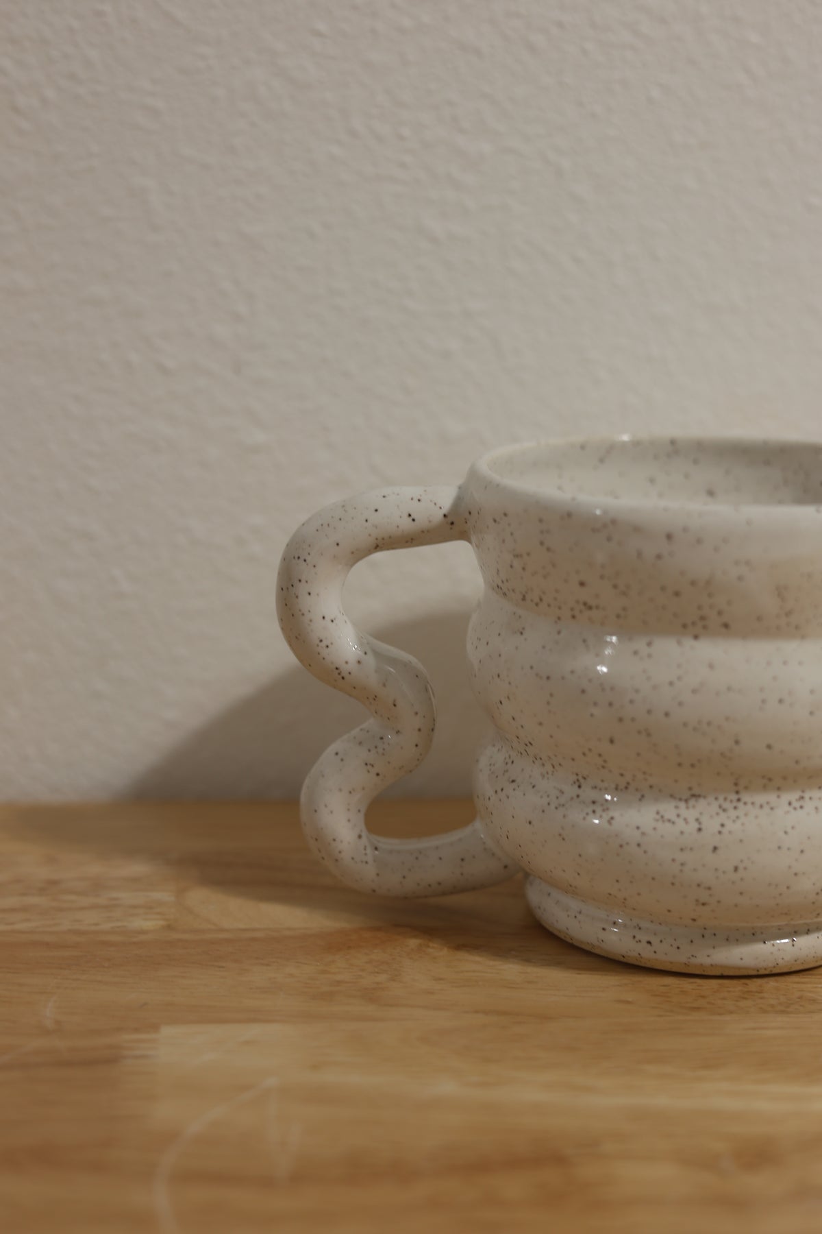 Speckled White Mug