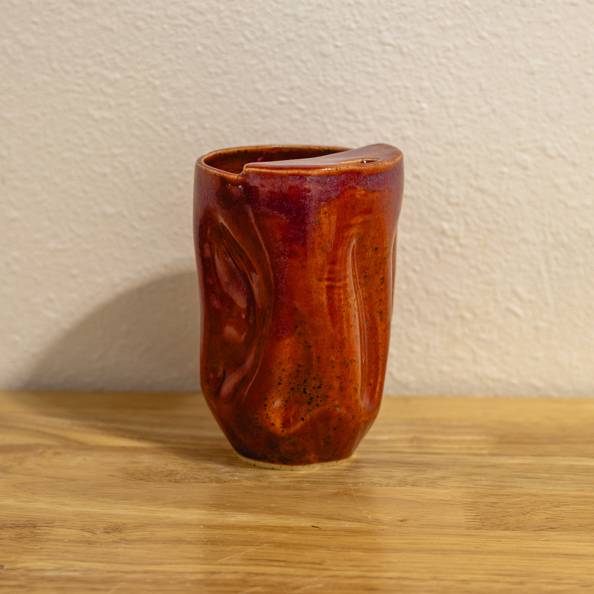 Speckled Burgundy Travel Cup