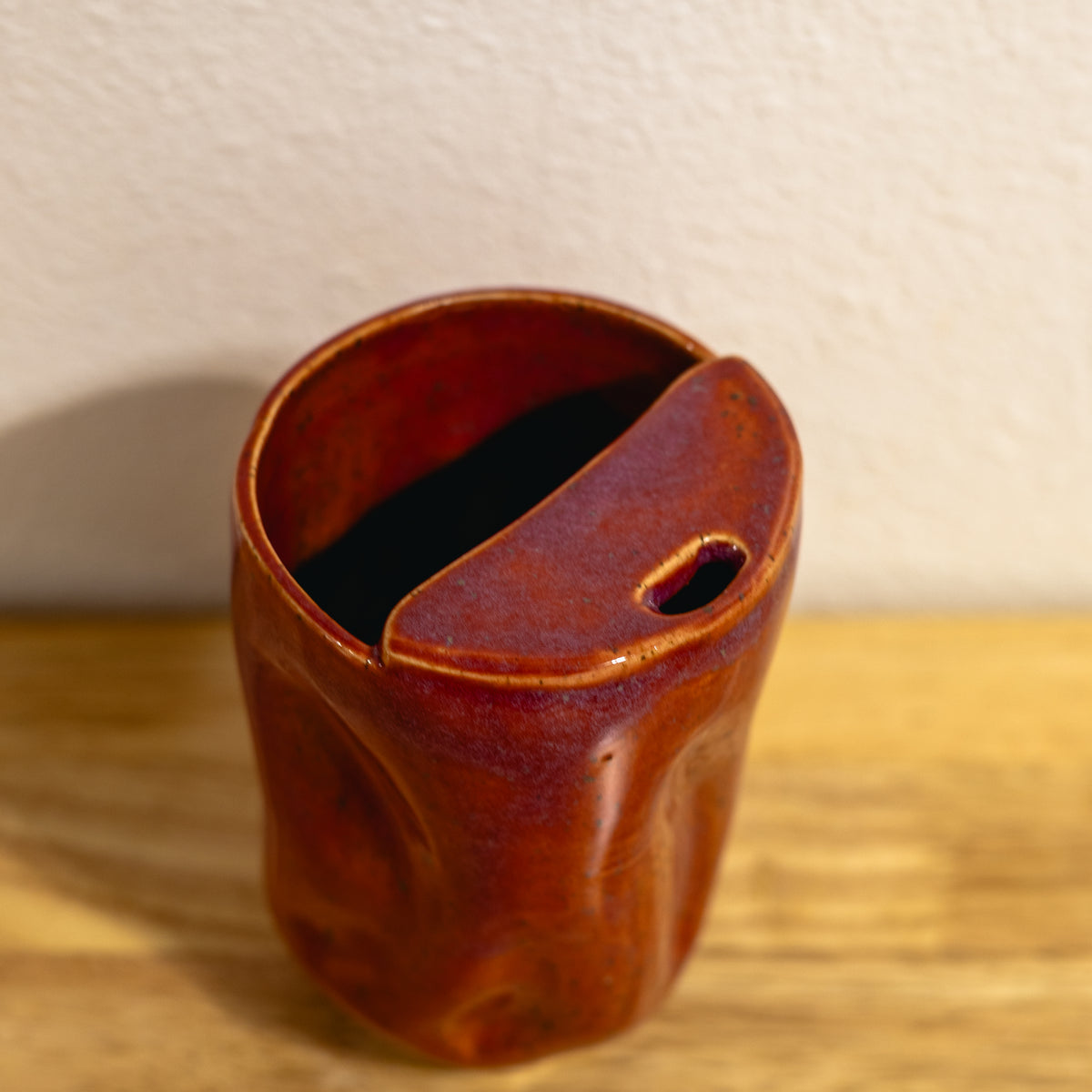 Speckled Burgundy Travel Cup