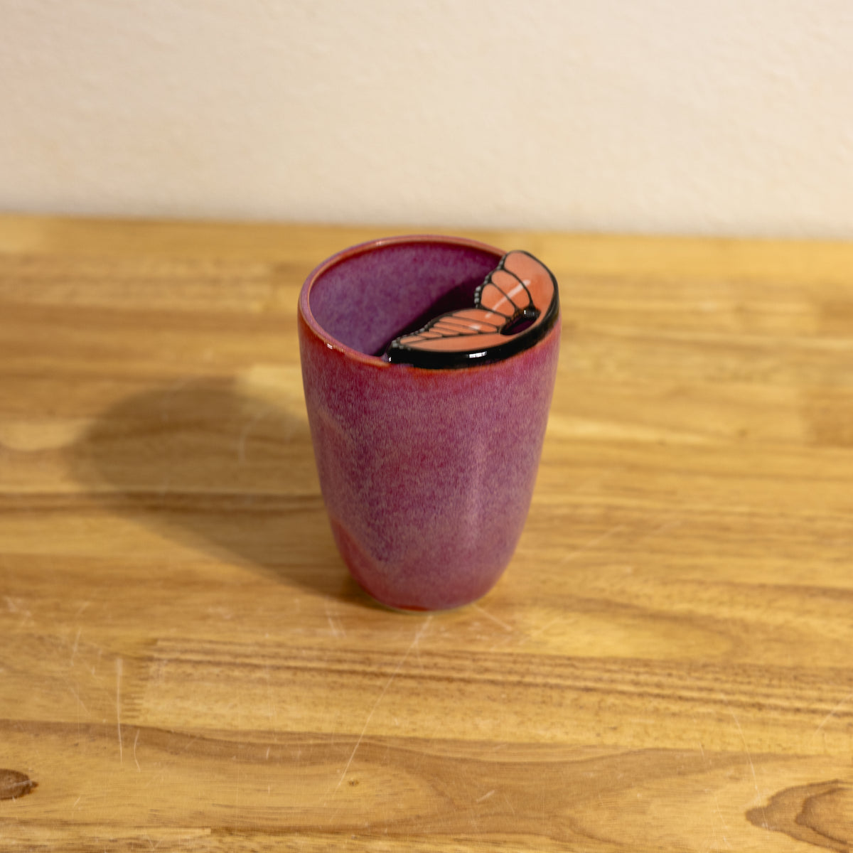Perfect Pink Butterfly Travel Cups