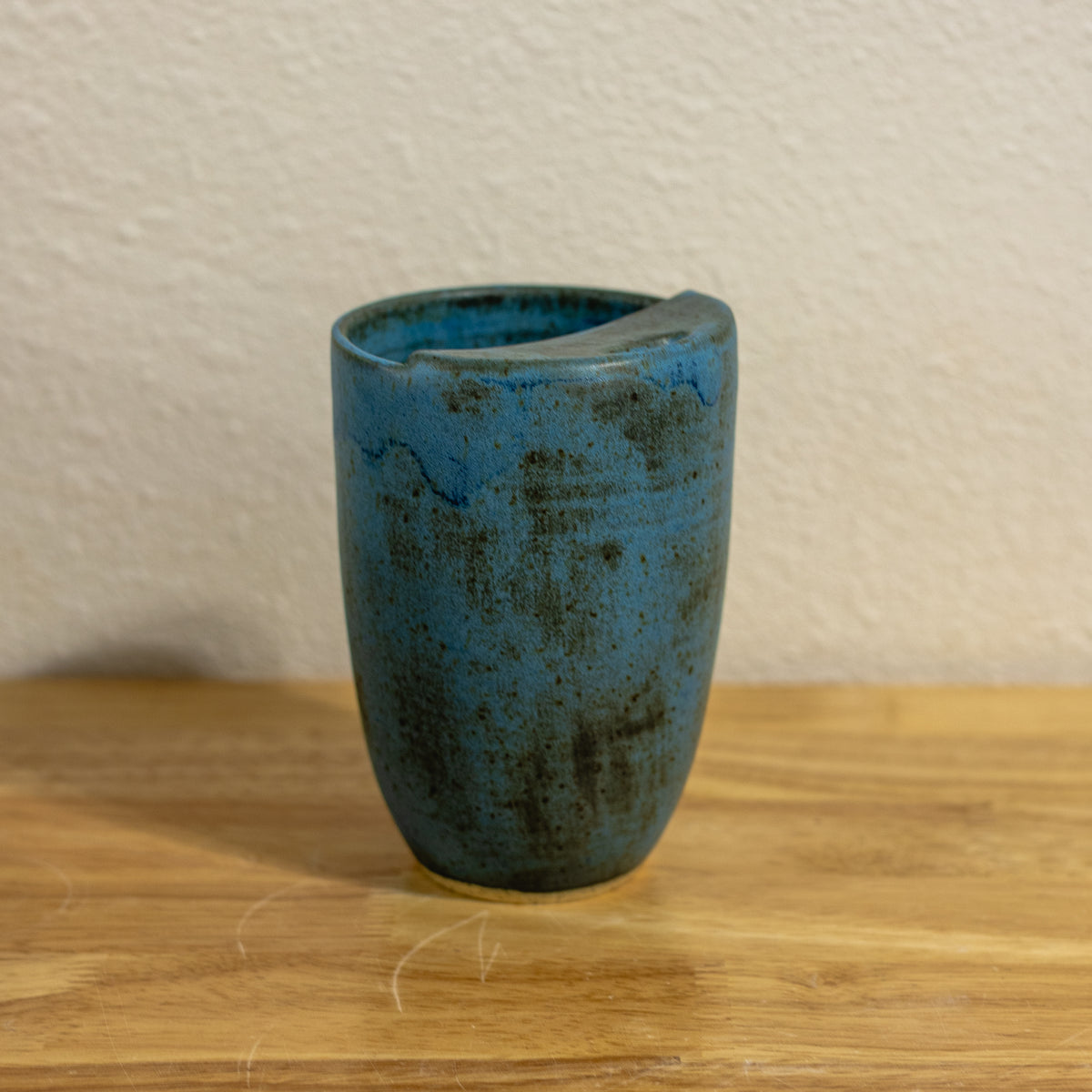 Blue Breakage Travel Cup