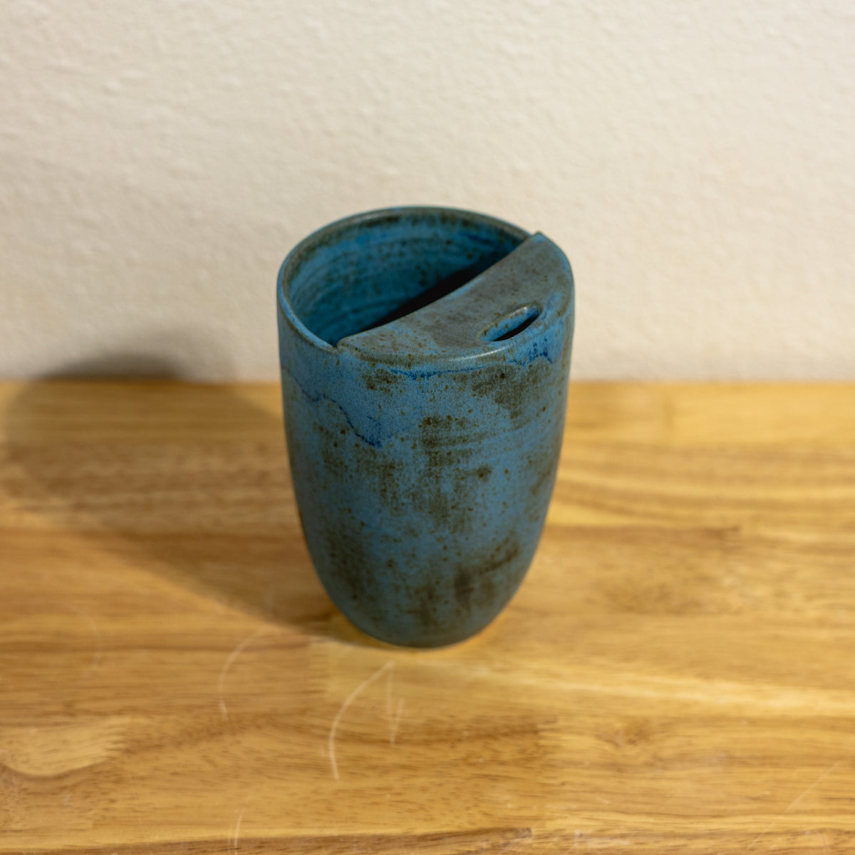 Blue Breakage Travel Cup